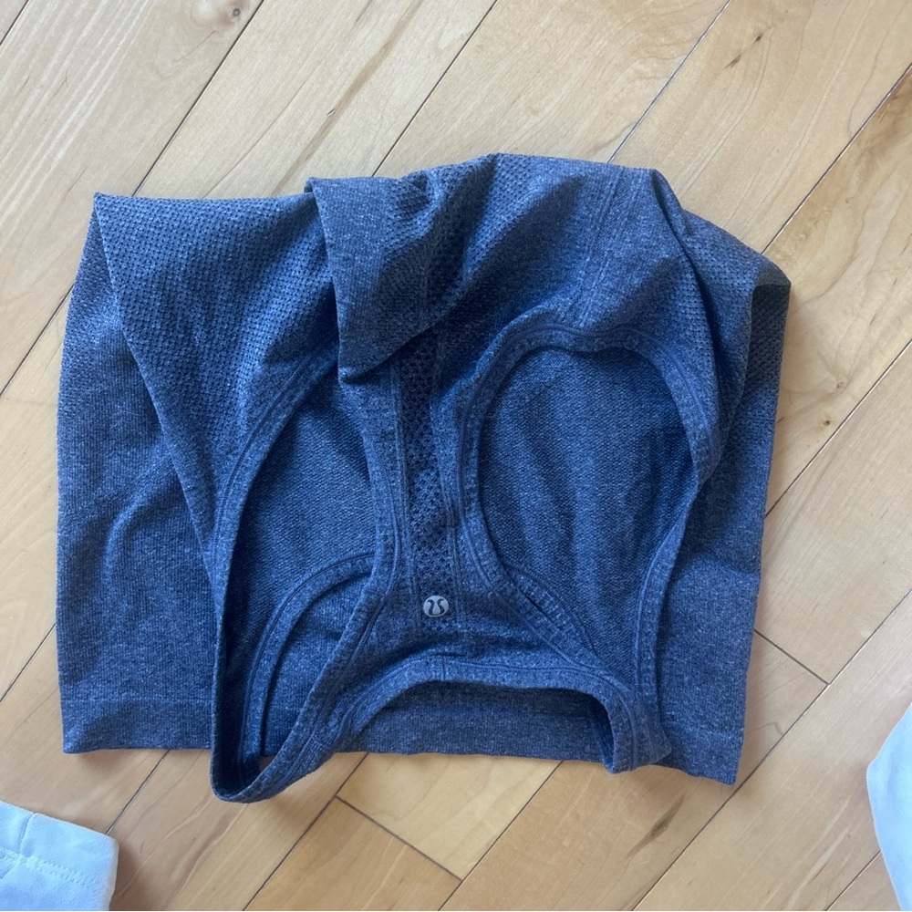Lululemon grey Racerback Tank Top - Picture 3 of 4